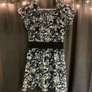 Short Sleeve Scoop Flare Summer Dress